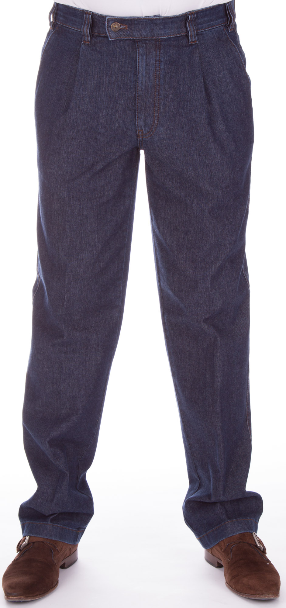 Acrobatiek Misverstand vrachtauto Hiltl Essential Denim Bandplooi Jeans in kleur Navy | Jan Rozing Mannenmode