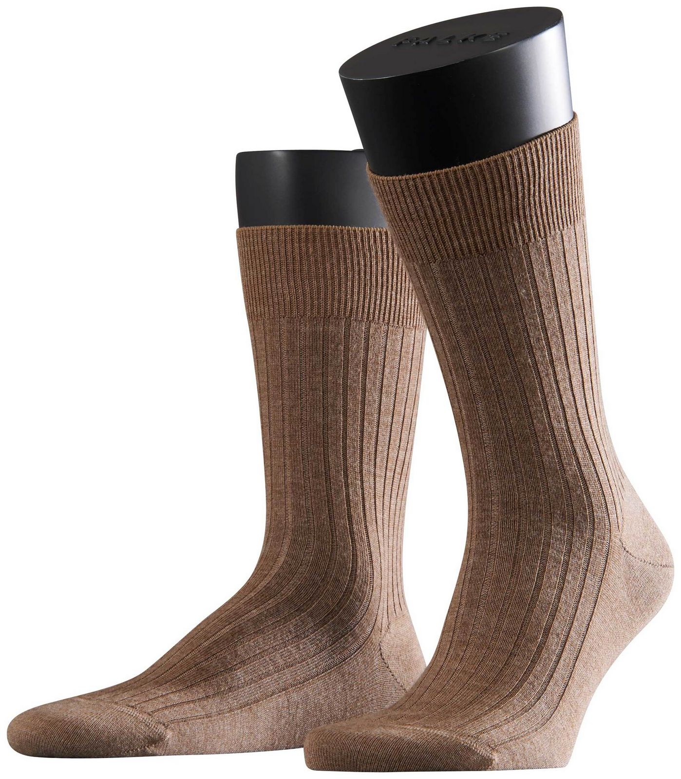 Falke Bristol Socks Sokken kleur Donker Zand | Jan Rozing